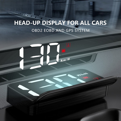 OBD2 HUD Automobil Head Up Display Brzinomjer Monitor Onboard Computer Vjetrobransko staklo Projektor Digital Electronic Auto Dodaci M3