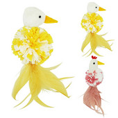 Legendog Cute Chick Kitten Παίξτε Toy Cat Διαδραστικό παιχνίδι με ψεύτικο φτερό που παίζει παιχνίδια για κατοικίδια προμήθειες Προϊόντα για γάτες