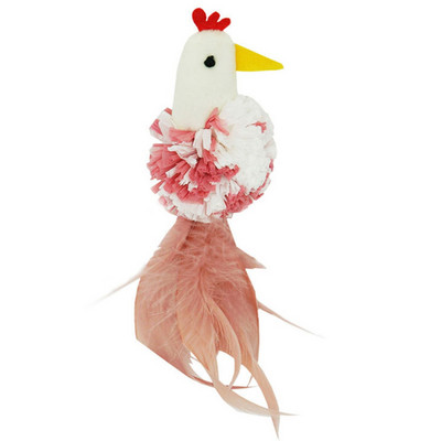 Legendog Cute Chick Kitten Παίξτε Toy Cat Διαδραστικό παιχνίδι με ψεύτικο φτερό που παίζει παιχνίδια για κατοικίδια προμήθειες Προϊόντα για γάτες