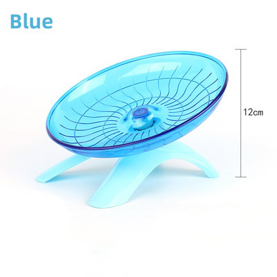 Mājdzīvnieka kāmja skriešanas ritenis izslēgts lidojošais apakštase tērauda ass skriešanas disks rotaļlietas būris mazo dzīvnieku kāmja piederumi