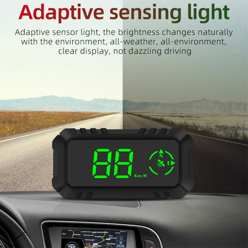 NOYAFA NF-G7 GPS Sebességmérő Digitális Riasztás Emlékeztető Auto Head-Up Display Digitális Mérő Hud Head Up Display autós kiegészítők 2023