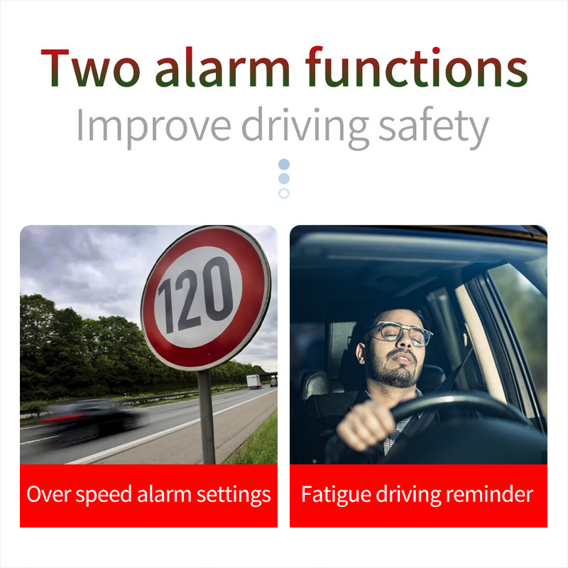 NOYAFA NF-G7 GPS Sebességmérő Digitális Riasztás Emlékeztető Auto Head-Up Display Digitális Mérő Hud Head Up Display autós kiegészítők 2023