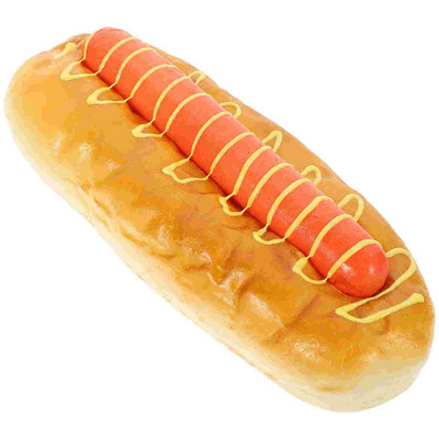 Μοντέλο Fake Lifelike Play Dog Hot Artificial Kids Props Prop Φωτογραφία Κουζίνα Προσομοίωση Ρεαλιστικά Burgers Παιχνίδι Ψωμί Faux Fast