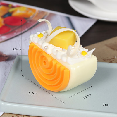 Mesterséges féltömb alakú sütemények Hamis étel dekorációs fotózás Professzionális étel szimuláció torta modell Tea asztaldísz FCYY074
