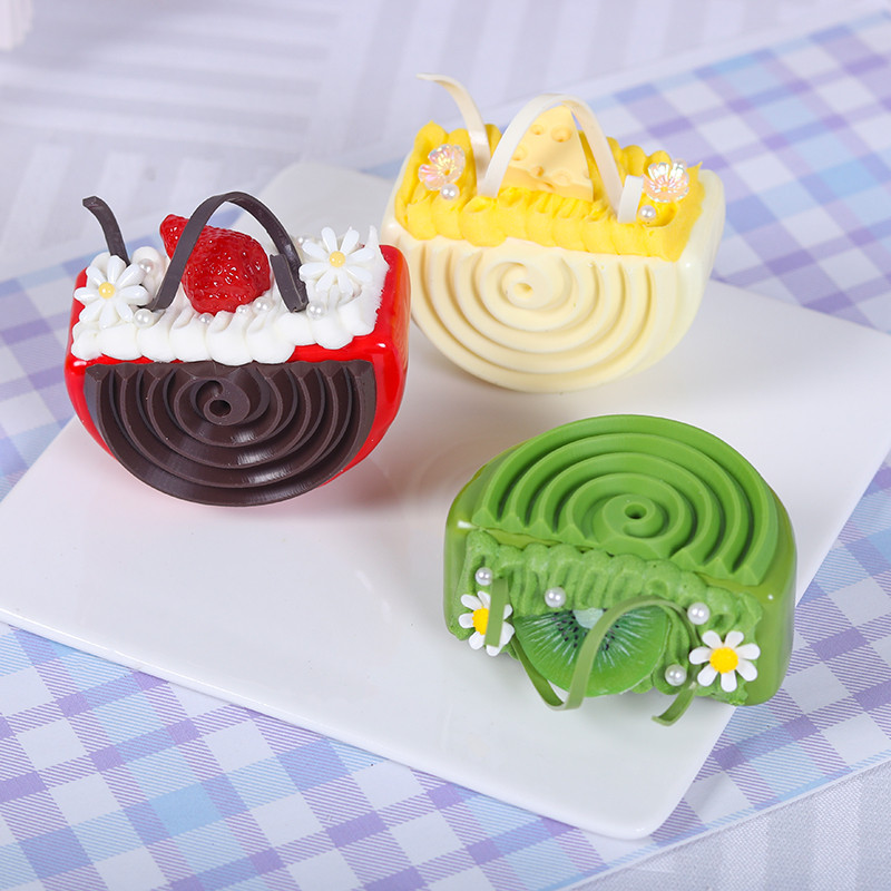 Mesterséges féltömb alakú sütemények Hamis étel dekorációs fotózás Professzionális étel szimuláció torta modell Tea asztaldísz FCYY074