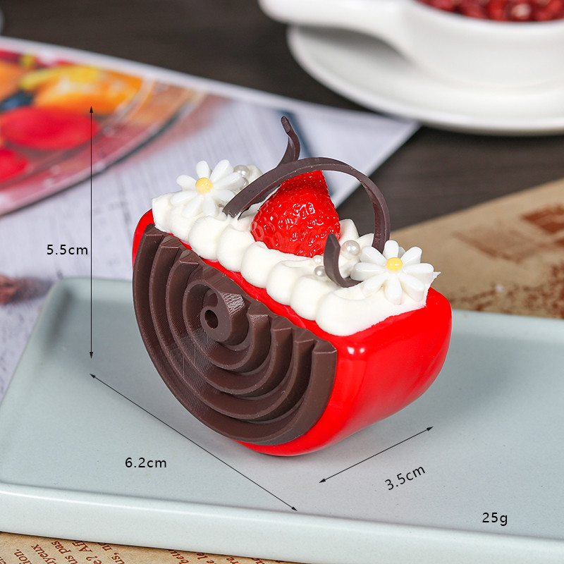 Mesterséges féltömb alakú sütemények Hamis étel dekorációs fotózás Professzionális étel szimuláció torta modell Tea asztaldísz FCYY074