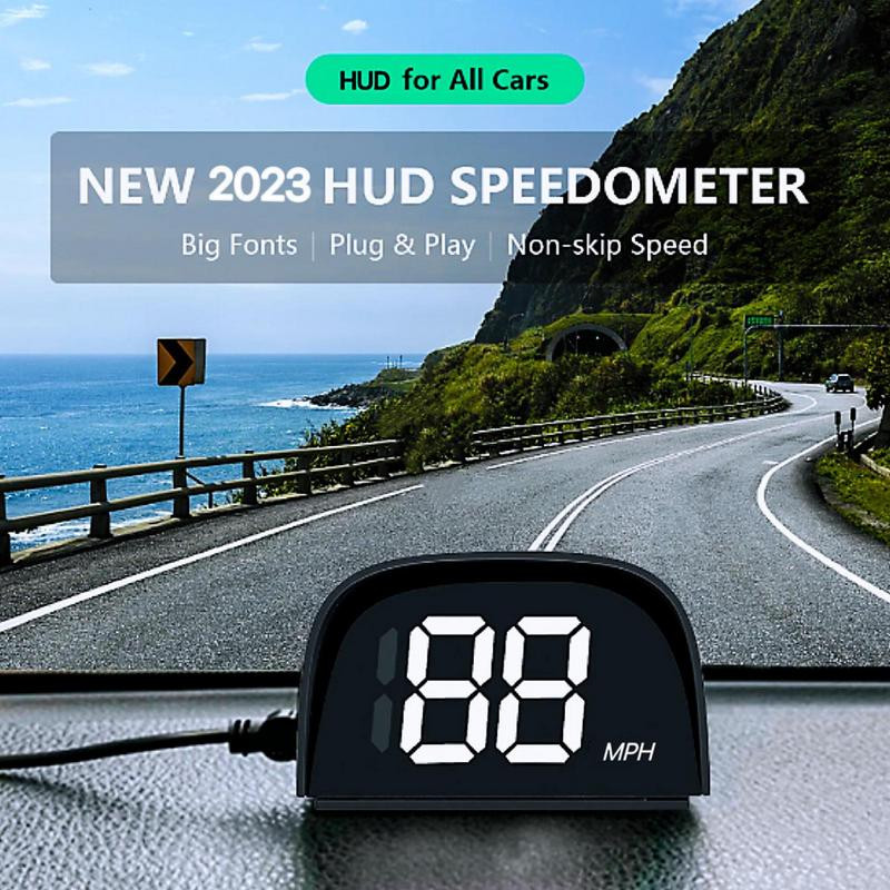 Sebességmérő autókhoz Head Up kijelző autókhoz Car Hud GPS sebességmérő USB Plug and Play Hud digitális univerzális Hud sebességmérő