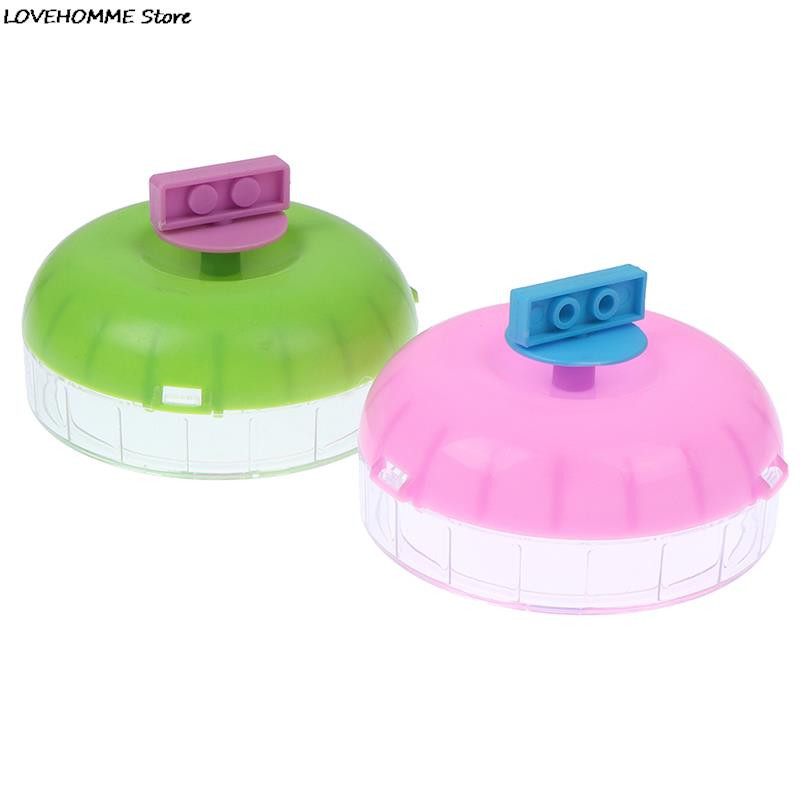 1 gab. Kāmja skriešanas diska rotaļlieta, plastmasas skriešanas rullītis Zelta lācis ezis, skriešanas rats, vingrošanas rotaļlietas piederumi