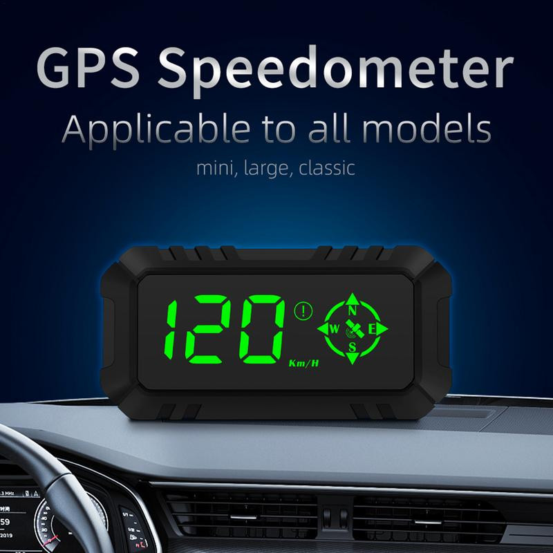 HUD Sebességmérő GPS autós sebességmérő Head-Up eszköz Univerzális GPS HUD digitális sebességmérő autós teherautó kilométerszámláló modulok