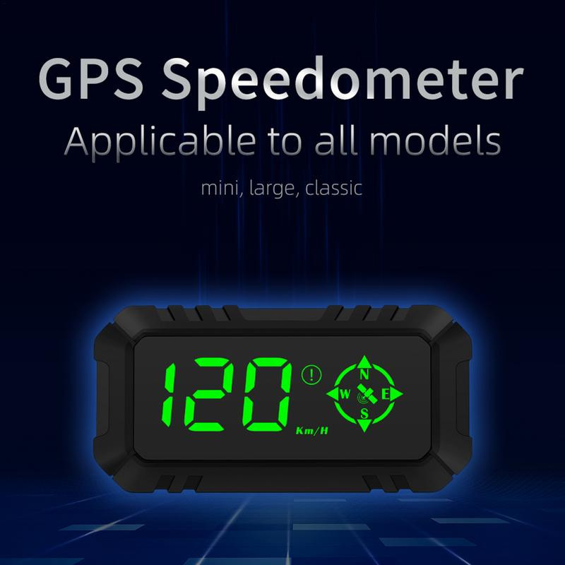 HUD Sebességmérő GPS autós sebességmérő Head-Up eszköz Univerzális GPS HUD digitális sebességmérő autós teherautó kilométerszámláló modulok