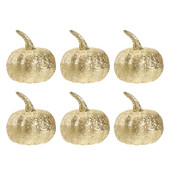 6 db mesterséges hab sütőtök kandalló Halloween sütőtök dísz őszi dekoráció zöldségfesztivál szimulált csillogó hab