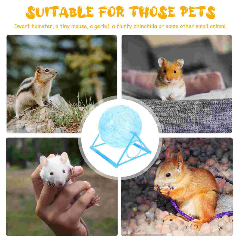 Mini játékok Hörcsög Futó Labda Kerekek Edzés Kisállat Labdák Edzés Kiegészítők Műanyag Sportok Kisállatok Edzők Fitnesz