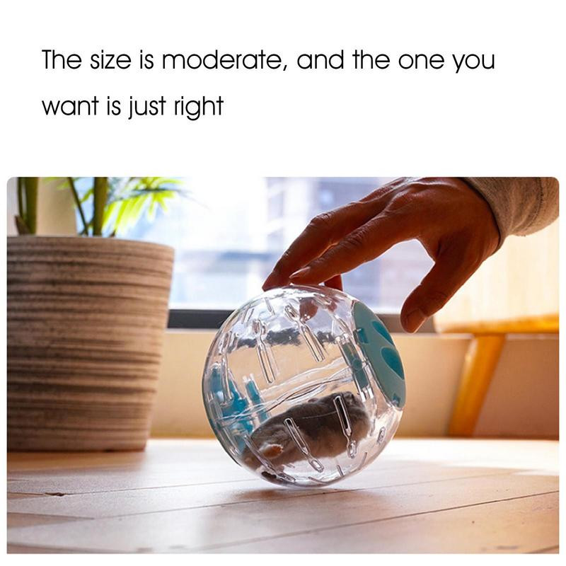 Μπάλες νάνου χάμστερ Clear 5,5 ιντσών Μπάλες άσκησης Τρωκτικά ποντίκια κατοικίδιων ζώων που τρέχουν για ινδικό χοιρίδιο σκίουρος αρουραίος Εργαλεία αξεσουάρ