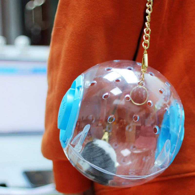 Μπάλες νάνου χάμστερ Clear 5,5 ιντσών Μπάλες άσκησης Τρωκτικά ποντίκια κατοικίδιων ζώων που τρέχουν για ινδικό χοιρίδιο σκίουρος αρουραίος Εργαλεία αξεσουάρ