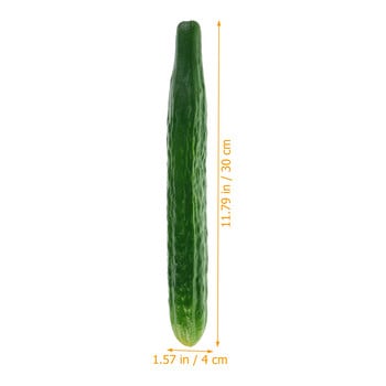 Μελιτζάνα Fake Vegetables Model Cucumber Prop Food Decor Lifelike τεχνητές διακοσμήσεις Κινέζικο λάχανο