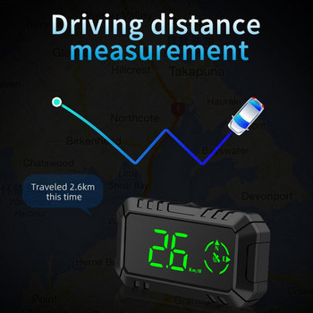 Αυτοκίνητο HUD Speedometer Ψηφιακό ταχύμετρο Car Truck Heads Up Οθόνη Auto Odometer Smart Gadget Accessories for Vehicles