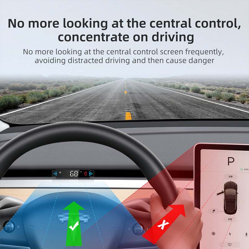 Autós Head-Up kijelző – Tartós és könnyen felszerelhető sebességmérő HUD Autó Hud Head Up kijelző Digitális sebességmérő, elektronikus