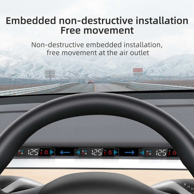 Autós Head-Up kijelző – Tartós és könnyen felszerelhető sebességmérő HUD Autó Hud Head Up kijelző Digitális sebességmérő, elektronikus