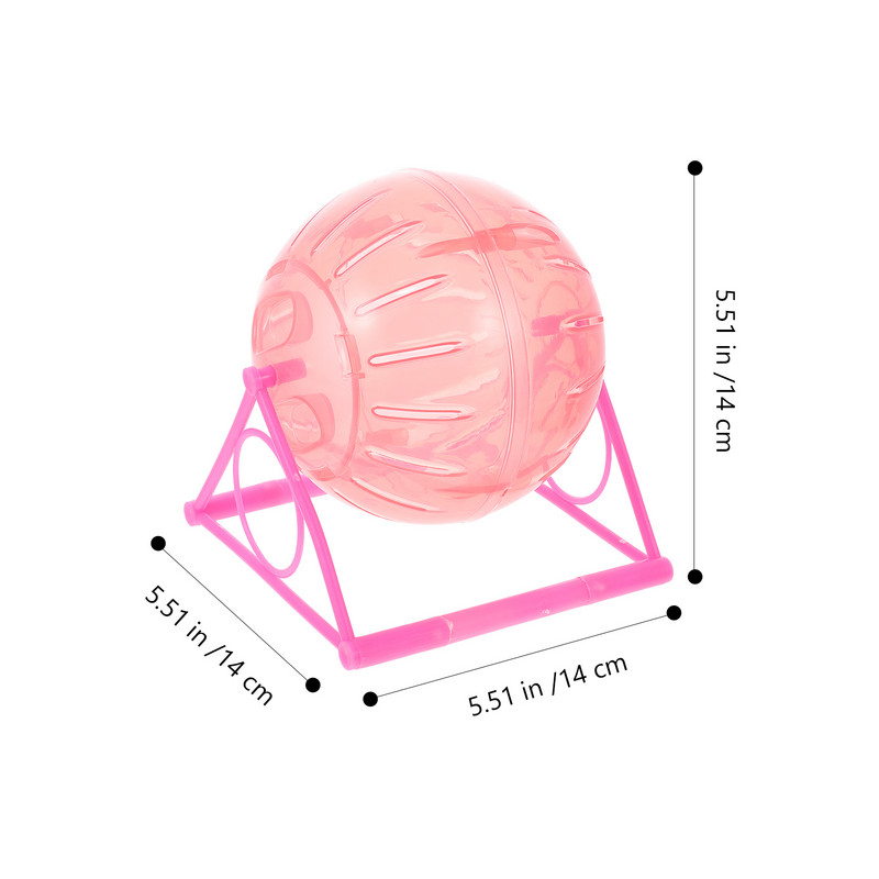 Mini tornalabda Hörcsög játék Futó kisállatok Gyakorló Kiegészítők Kisállat edzőlabdák Műanyag kerekek Edzés Fitnesz