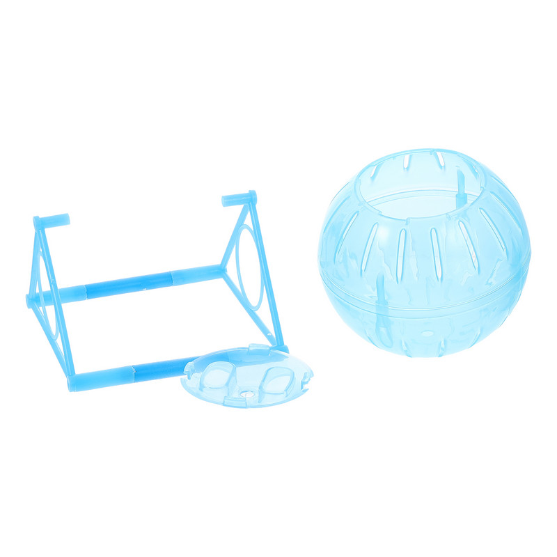 Mini tornalabda Hörcsög játék Futó kisállatok Gyakorló Kiegészítők Kisállat edzőlabdák Műanyag kerekek Edzés Fitnesz