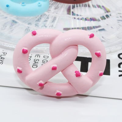 10 τμχ Simulation Bread Biscuit Donuts Resin Artificial Cookies Ψεύτικα στολίδια τροφίμων Μινιατούρα Kawaii DIY Scrapbooking Αξεσουάρ