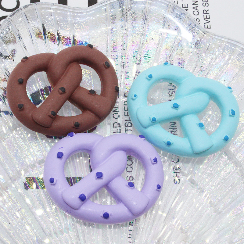 10 τμχ Simulation Bread Biscuit Donuts Resin Artificial Cookies Ψεύτικα στολίδια τροφίμων Μινιατούρα Kawaii DIY Scrapbooking Αξεσουάρ