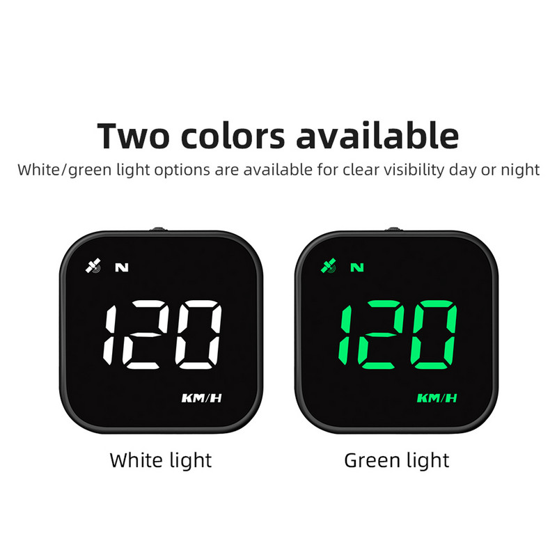 GPS Sebességmérő Figyelmeztető Vezetési Irány Idő Kijelző Sebességtúllépés Riasztás Fáradt vezetési Riasztás