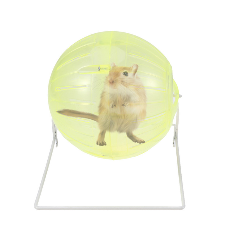 Τέσσερα-σε-ένα Πολυλειτουργικό χάμστερ Running Ball Run Exercise Ball Run-About Mini Ball for Small Animal Pet Pink