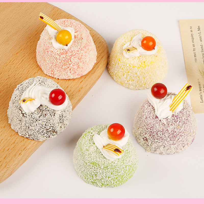 3 db mesterséges torta desszert hamis étel dekorációs fotózás Pro ételszimuláció tortamodell díszek