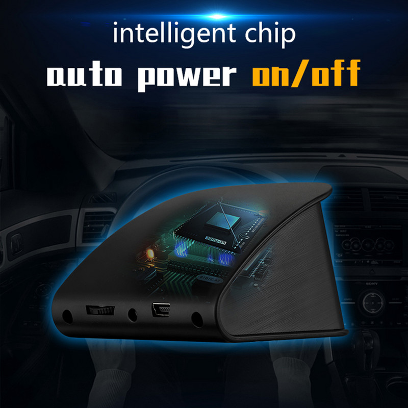 Intelligens Head Up kijelző 2,2 hüvelykes digitális OBDII sebességmérő autós Head Up kijelző sebesség és távolság kijelzővel