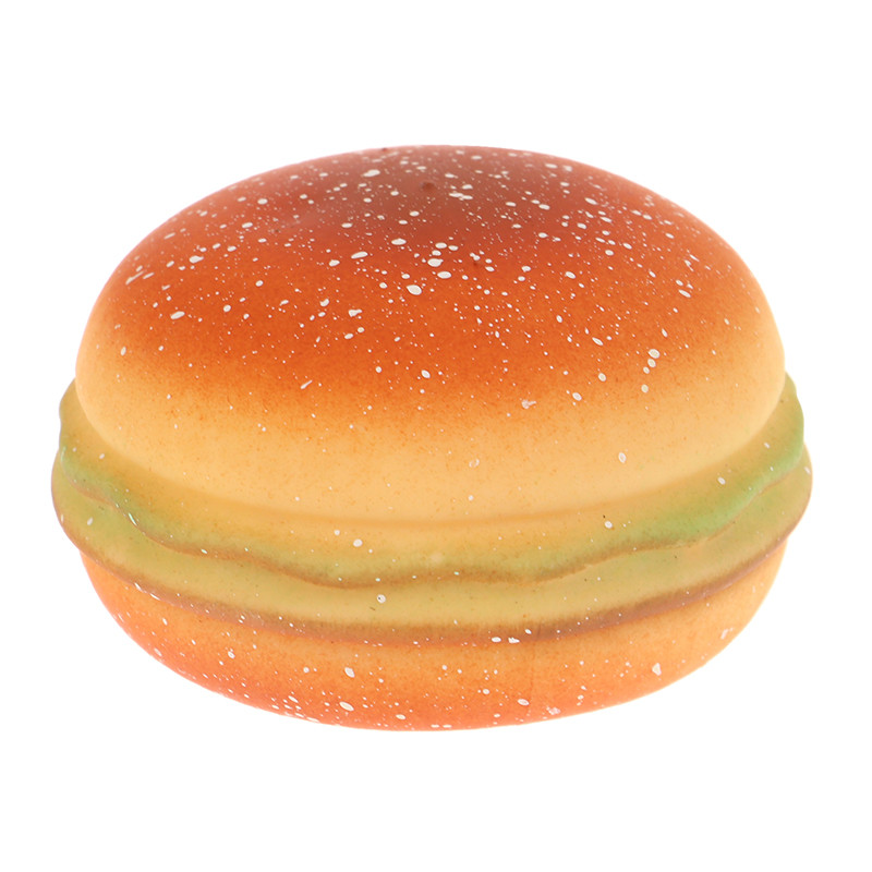 Burger Stress Ball 3D Hamburger Toys Αισθητήριο παιχνίδι σιλικόνης αποσυμπίεσης σιλικόνης συμπίεσης μπάλας