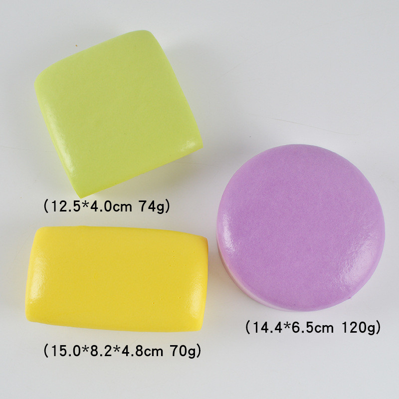 Színes szimulációs torta kenyér puha rugalmas kenyér modell kirakat dekoráció fotózás kellékek ünnepi buli