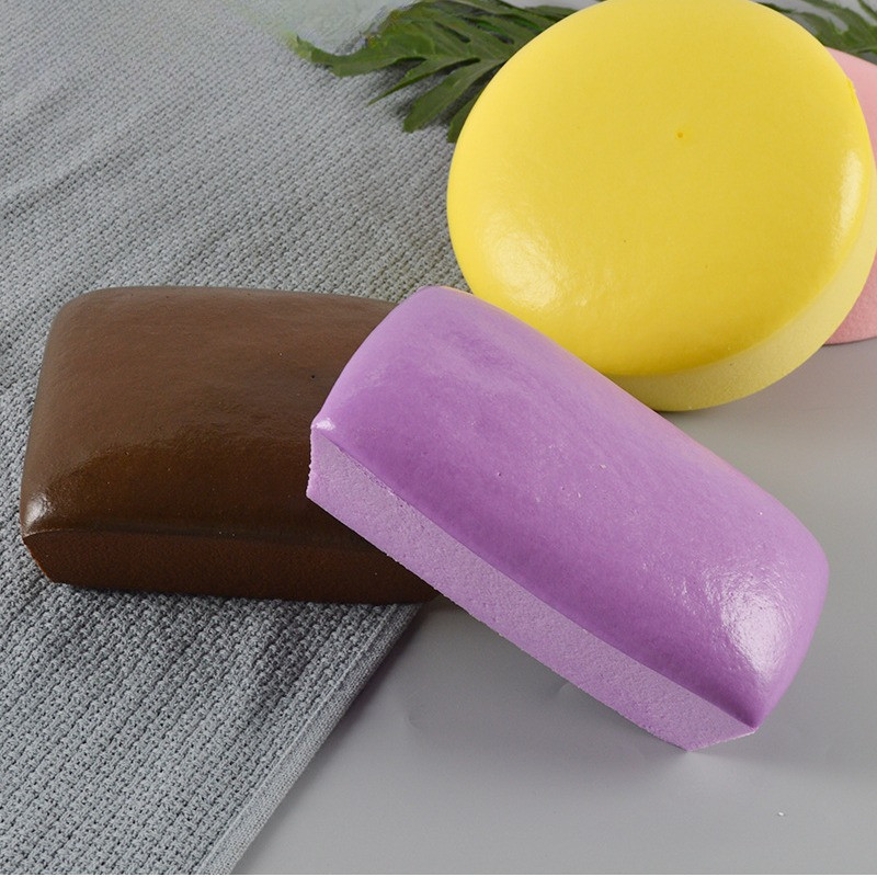 Színes szimulációs torta kenyér puha rugalmas kenyér modell kirakat dekoráció fotózás kellékek ünnepi buli