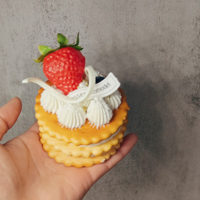 Szimulációs szendvicssüti mesterséges ételek krémes szendvics keksz modell party dekoráció pékség desszert bemutató kellékek