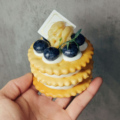 Szimulációs szendvicssüti mesterséges ételek krémes szendvics keksz modell party dekoráció pékség desszert bemutató kellékek