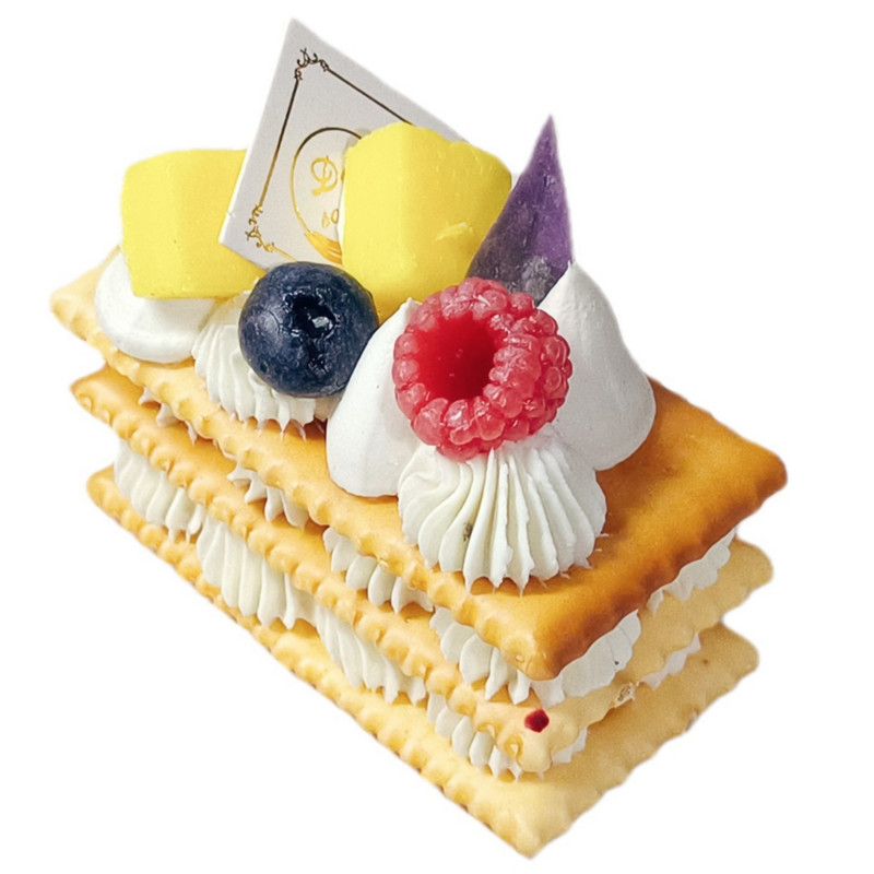 Szimulációs szendvicssüti mesterséges ételek krémes szendvics keksz modell party dekoráció pékség desszert bemutató kellékek