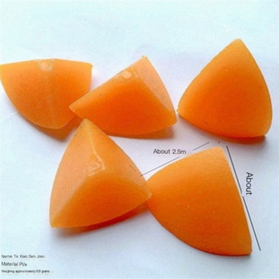 Műanyag szimulációs modell Gyümölcs blokk sárga őszibarack hamis étel Diy mesterséges szelet kellékek Kanál golyó négyzet alakú narancs torta fagylalt