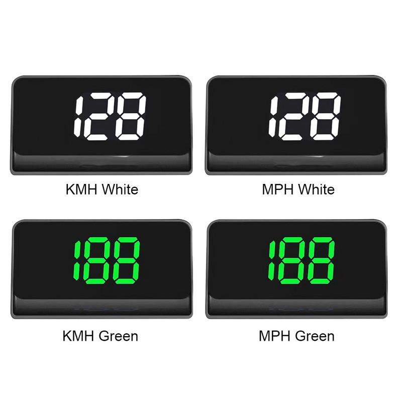 Autós GPS MPH érzékelő LED kijelző autós digitális HUD Plug and Play Smart Head Up kijelző szélvédő sebességprojektor járművekhez