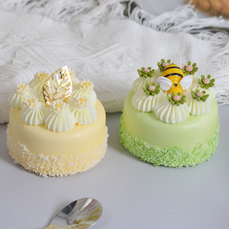 1 db mesterséges kínai stílusú torta hamis étel dekoráció fotózás Pro étel szimuláció tortamodell Tea asztaldísz FCYY-065