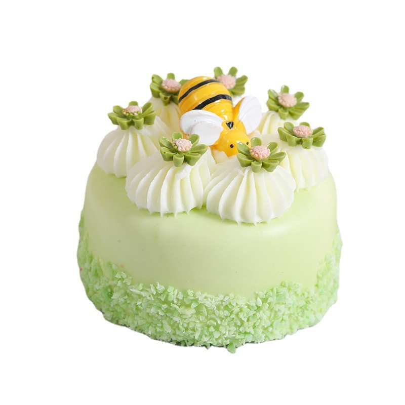 1 db mesterséges kínai stílusú torta hamis étel dekoráció fotózás Pro étel szimuláció tortamodell Tea asztaldísz FCYY-065