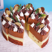 1PC 9X9,5CM Επιδόρπιο τεχνητού κέικ Fake Food Decoration Photography Pro Food Simulation Cake Model Tea Table Decoration CK012