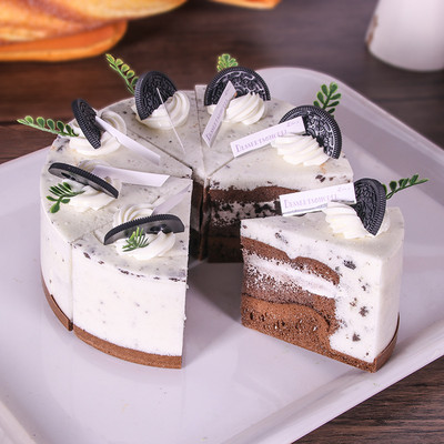 1PC 9X9,5CM Επιδόρπιο τεχνητού κέικ Fake Food Decoration Photography Pro Food Simulation Cake Model Tea Table Decoration CK012