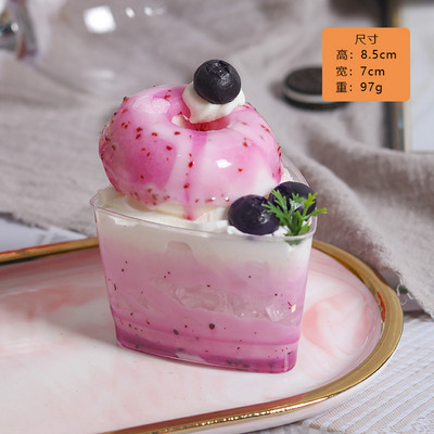 Φλιτζάνι τεχνητών φρούτων για κέικ 1 τεμ. Fake Food Decoration Photography Pro Food Simulation Cake Model Tea Table Decoration FCYY-057
