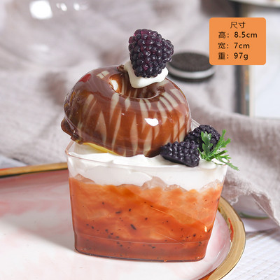 Φλιτζάνι τεχνητών φρούτων για κέικ 1 τεμ. Fake Food Decoration Photography Pro Food Simulation Cake Model Tea Table Decoration FCYY-057