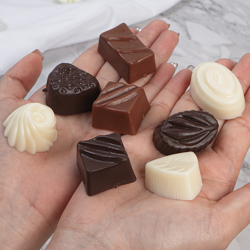 Προσομοίωση Mini Food Σοκολατένιο παράθυρο Επιδόρπιο Κατάστημα Οθόνη σκοποβολής Fairy House Home Θήκη τηλεφώνου DIY Διακοσμητικά είδη τέχνης