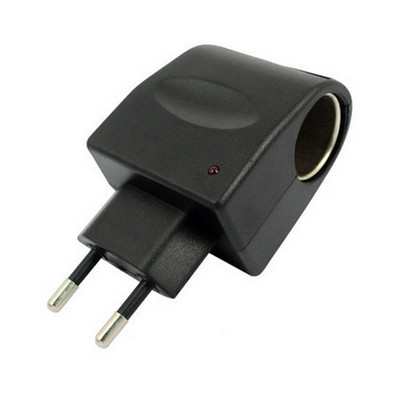 220V AC към 12V DC Автомобилна запалка Стенен захранващ контакт Щепсел Адаптер Преобразувател ЕС САЩ щепсел Нова доставка
