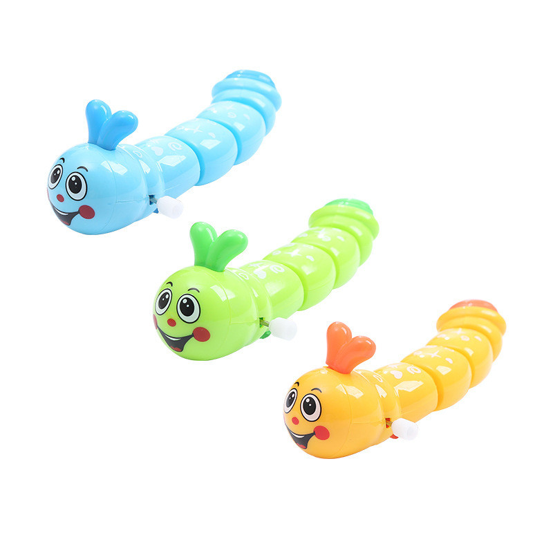 Clockwork Caterpillar Cat Toys Crawl Shake Cat Chase Παιχνίδια Διαδραστικά αστεία παιχνίδια προσομοίωσης για σκύλους γάτας Αξεσουάρ Χαριτωμένα κατοικίδια προμήθειες