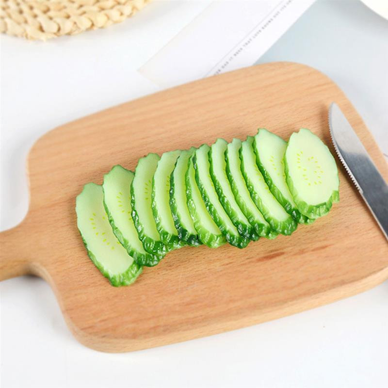 8db Dekoráció Születésnapi Party Dekor Dísz Uborka Kreatív Uborkaszeletek Dekorációs Bolthoz