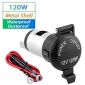 12V Αδιάβροχο Αυτοκίνητο Αυτοκινήτου Μοτοσικλέτας Αναπτήρας Τσιγάρων Αντάπτορας ρεύματος Πρίζα για Μοτοσικλέτες Σκάφη Χορτοκοπτικά Τρακτέρ Αυτοκίνητα