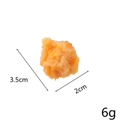 10 τεμ. Προσομοίωση μοντέλου τεχνητού ποπ κορν κοτόπουλου για τηγανιτές πατάτες για μπιφτέκι, βιτρίνα φαγητού, στηρίγματα προβολής Fake Food, παιδικά παιχνίδια